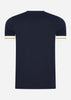 Fred Perry T-shirts  Tramline tipped pique t-shirt - navy 