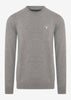 Barbour Truien  Essential cotton cashmere crew - grey marl 