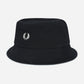 Fred Perry Bucket Hats  Pique bucket hat - black 