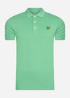 Lyle & Scott Polo's  Plain polo shirt - green glaze 