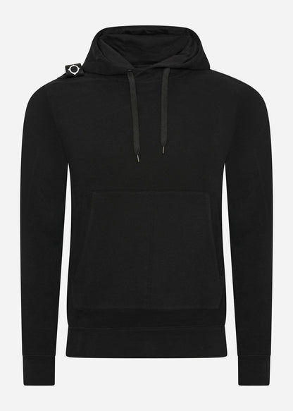 MA.Strum Hoodies  Core overhead hoody- jet black 