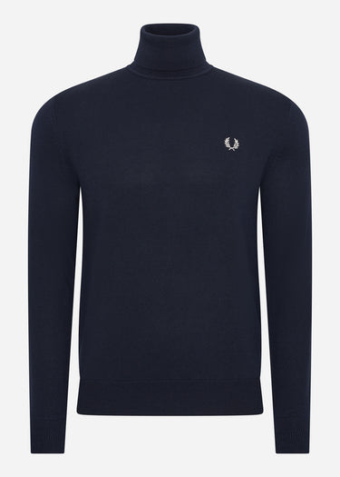 Fred Perry Truien  Roll neck jumper - navy 