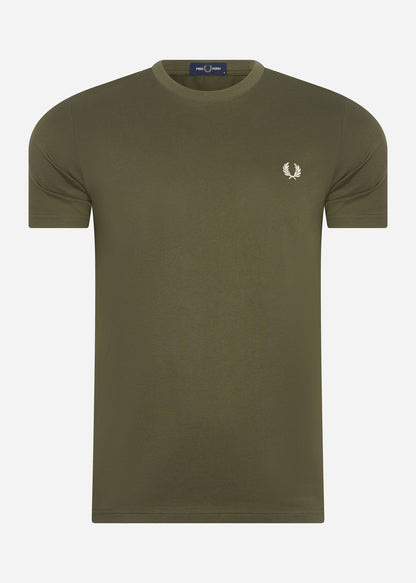 Fred Perry T-shirts  Graphic print t-shirt - military green 