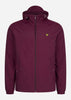 Lyle & Scott Jassen  Zip through hooded jacket - burgundy 