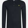 Lyle & Scott Longsleeve Polo's  LS polo shirt - jet black 
