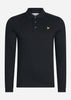 Lyle & Scott Longsleeve Polo's  LS polo shirt - jet black 