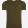 Lyle & Scott T-shirts  Plain t-shirt - olive 