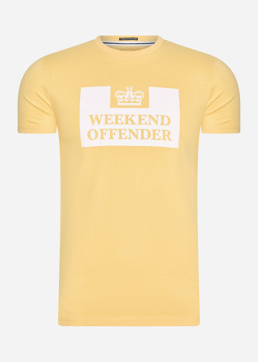 Weekend Offender T-shirts  Prison tee - buttermilk 