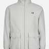 Fred Perry Jassen  Patch pocket zip through jacket - limestone 