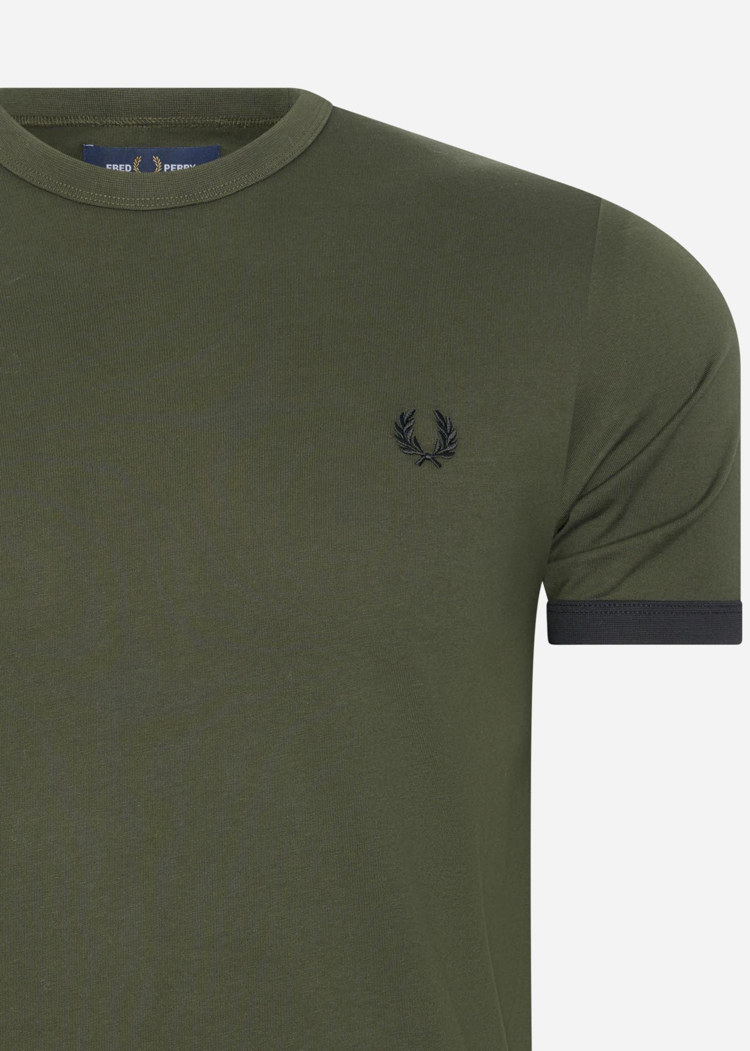 Fred Perry T-shirts  Ringer t-shirt - hunting green 