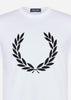 Fred Perry T-shirts  Flock laurel wreath t-shirt - white 