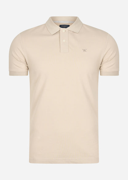 Hackett London Polo's  Cotton pique polo shirt - silver lining 