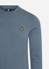 Lyle & Scott Truien  Cotton merino crew jumper - slate blue 