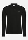 Lacoste Longsleeve Polo's  Longsleeve polo - black 