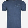 MA.Strum T-shirts  Oil wash tee shirt - ink navy 