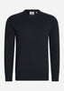 Lyle & Scott Truien  Shoulder detail crew neck knit jumper - jet black 