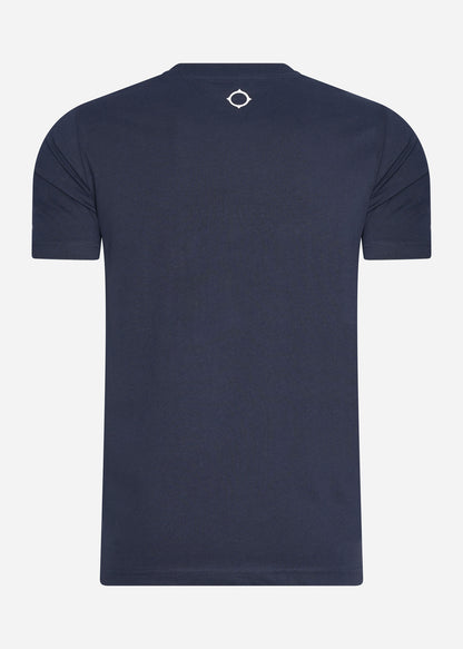 MA.Strum T-shirts  MA.Strum block print tee - ink navy 