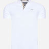 Barbour Polo's  Tartan pique polo shirt - white dress 