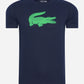 Lacoste T-shirts  Printed t-shirt - navy blue clover green 