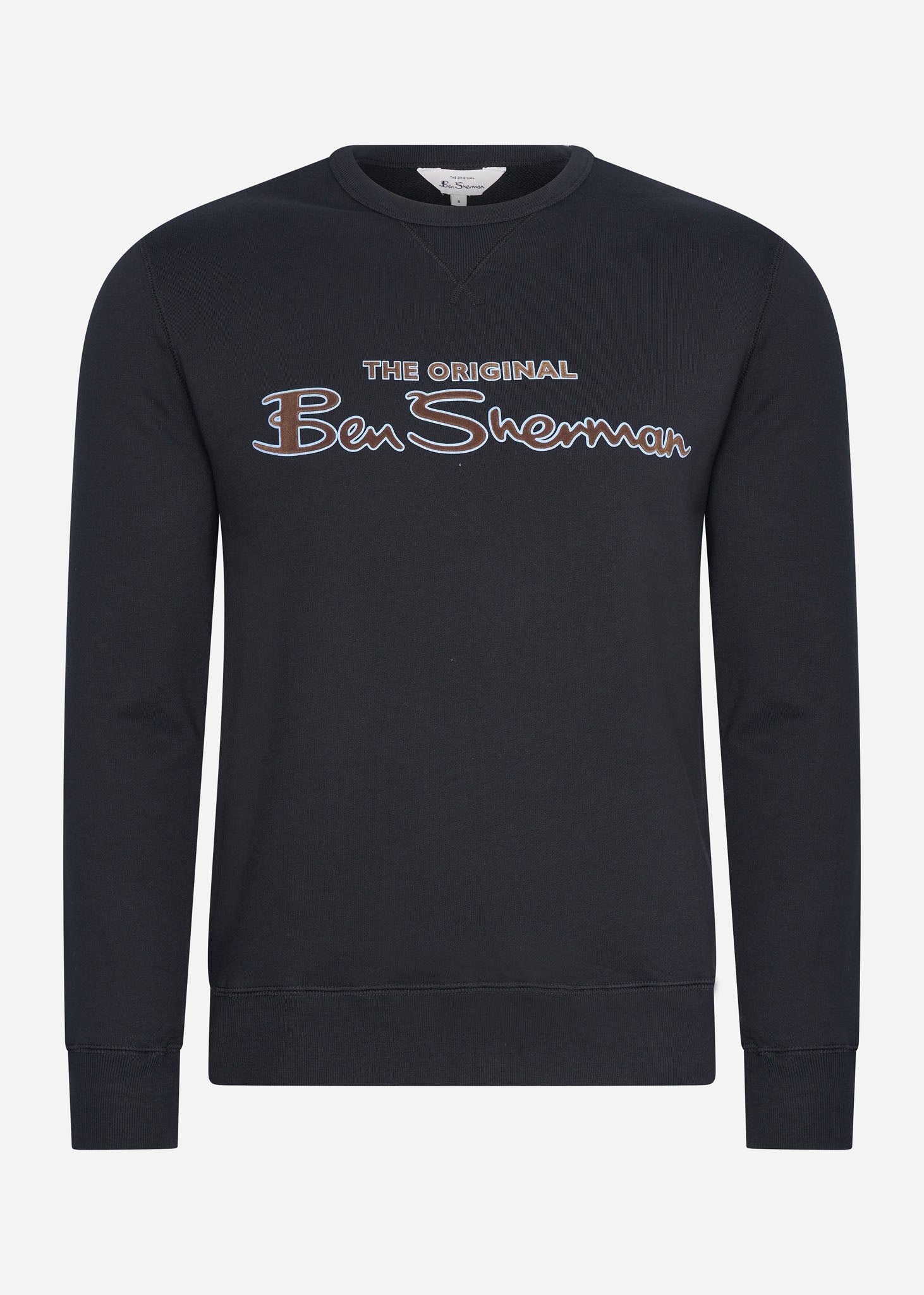 Ben Sherman Truien  Signature logo sweat - black 