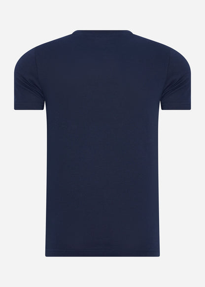 Lacoste T-shirts  Printed t-shirt - navy blue clover green 