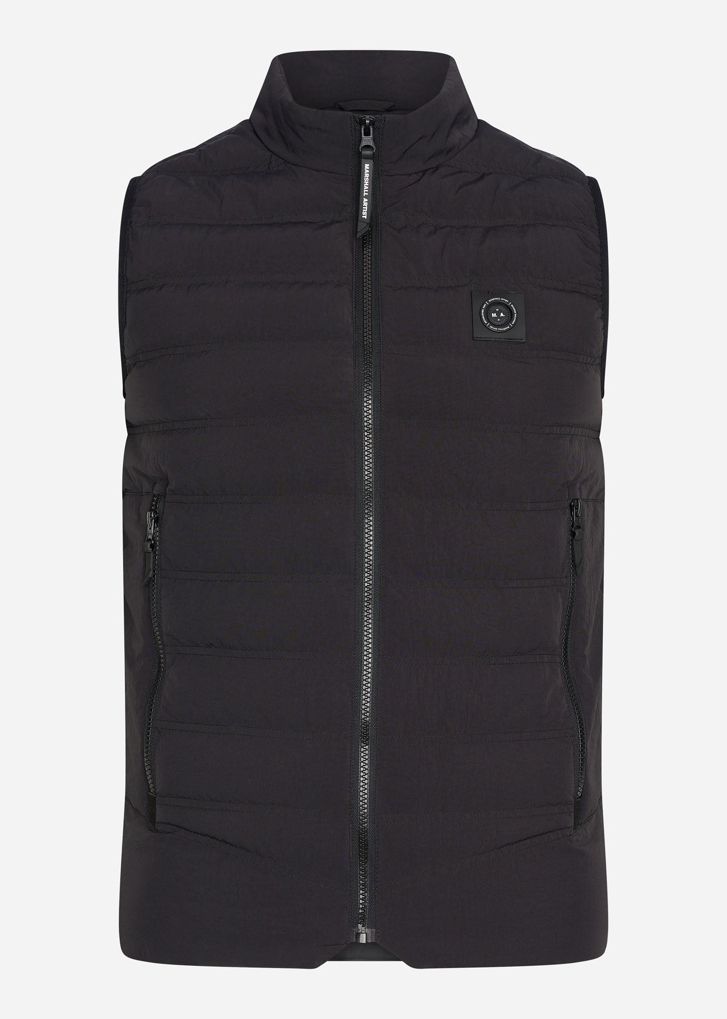 Marshall Artist Bodywarmers  Lightweight bubble gilet - black 