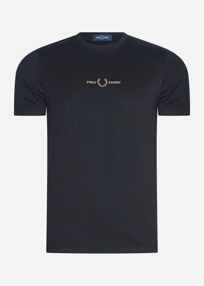 Fred Perry T-shirts  Embroidered t-shirt - black 