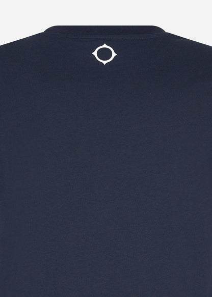 MA.Strum T-shirts  MA.Strum chest print tee - ink navy 