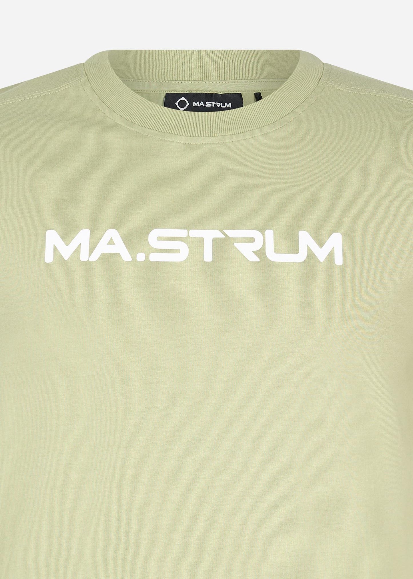 MA.Strum T-shirts  MA.Strum chest print tee - tea 