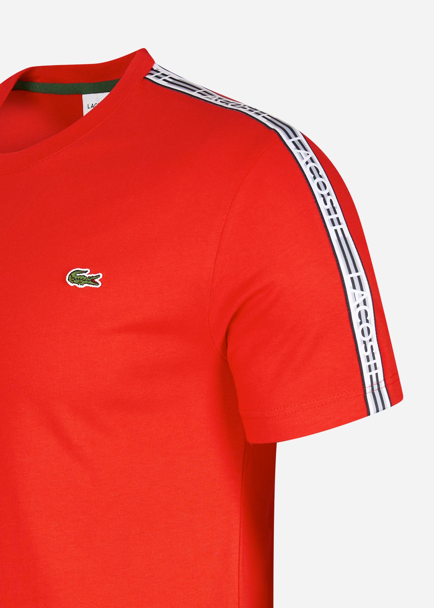 Lacoste T-shirts  Contrast stripe t-shirt - corrida 