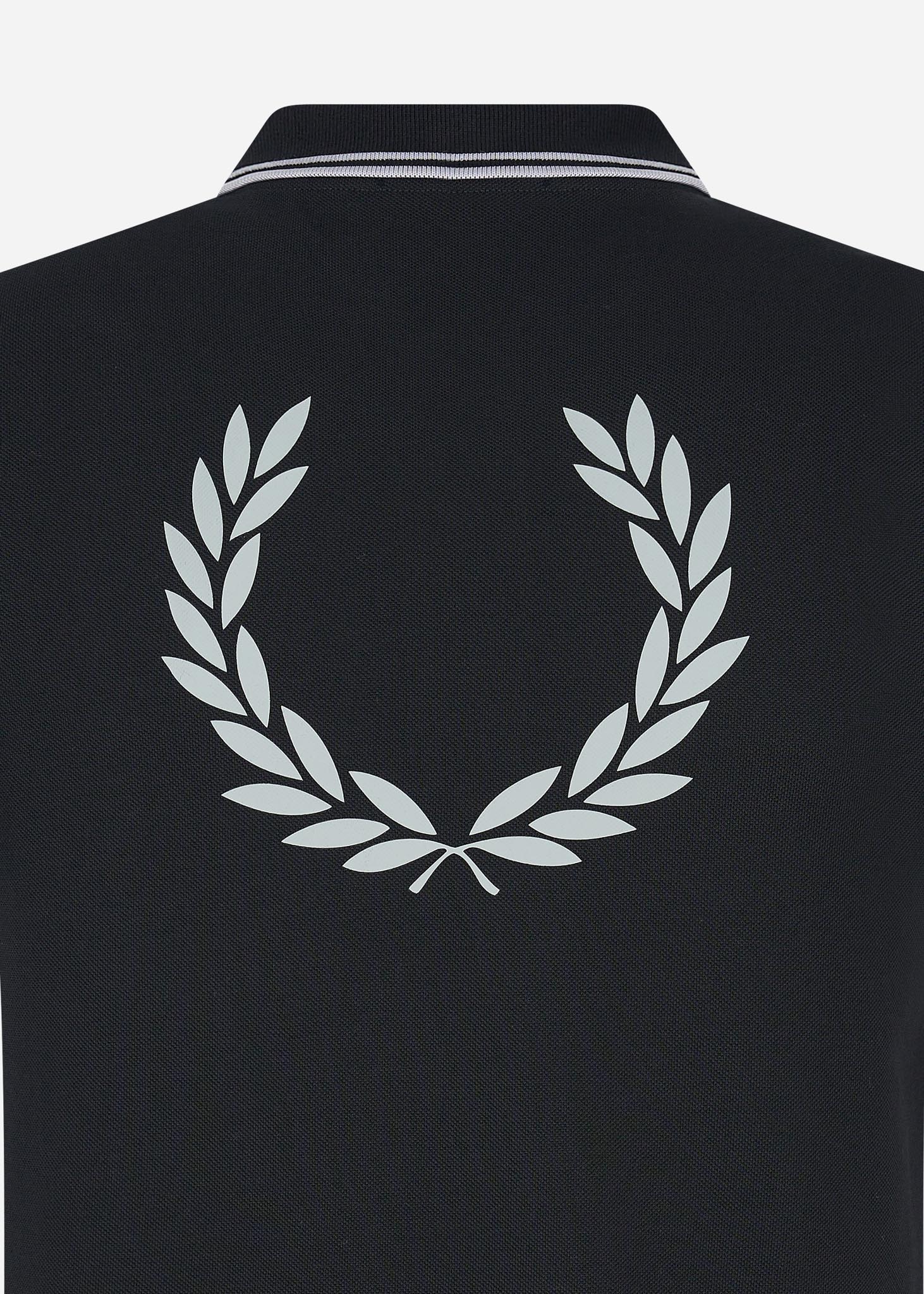 Fred Perry Polo's  Back graphic polo shirt - black 