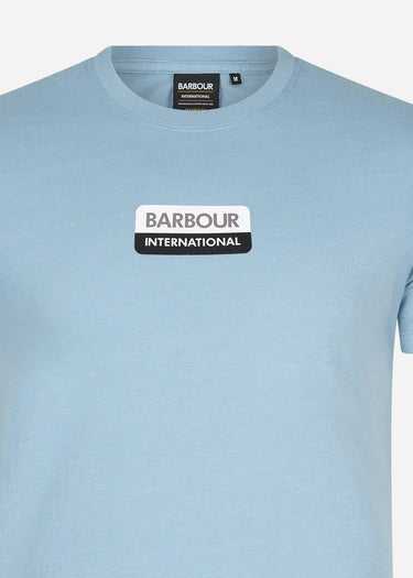 Barbour International T-shirts  Bennet tee - powder blue 