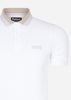 Barbour International Polo's  Ampere polo - white paloma thistle 