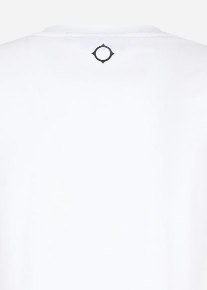 MA.Strum T-shirts  MA.Strum block print tee - optic white 