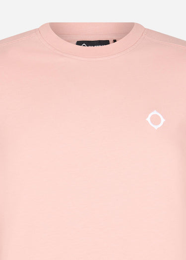 MA.Strum T-shirts  SS icon tee - mud pink 