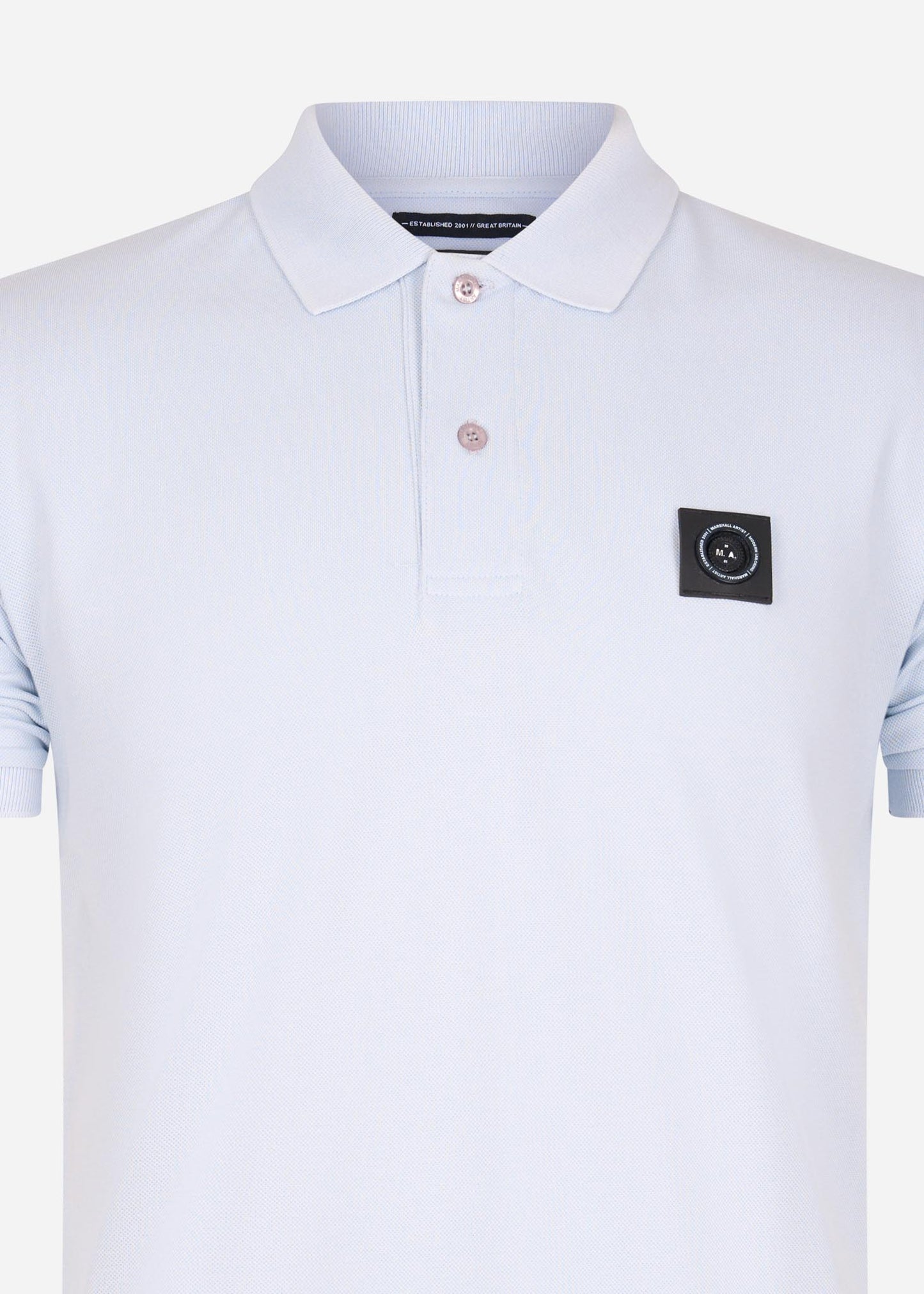 Marshall Artist Polo's  Siren ss polo - dolphin grey 