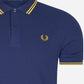 Fred Perry Polo's  Twin tipped fred perry shirt - french navy golden hour 