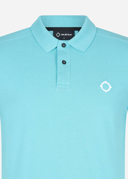 MA.Strum Polo's  SS pique polo - sea blue 