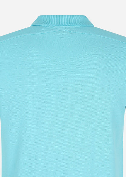 MA.Strum Polo's  SS pique polo - sea blue 