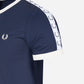 Fred Perry T-shirts  Taped ringer t-shirt - carbon blue 