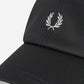 Fred Perry Petten  Contrast tape tricot cap - black 