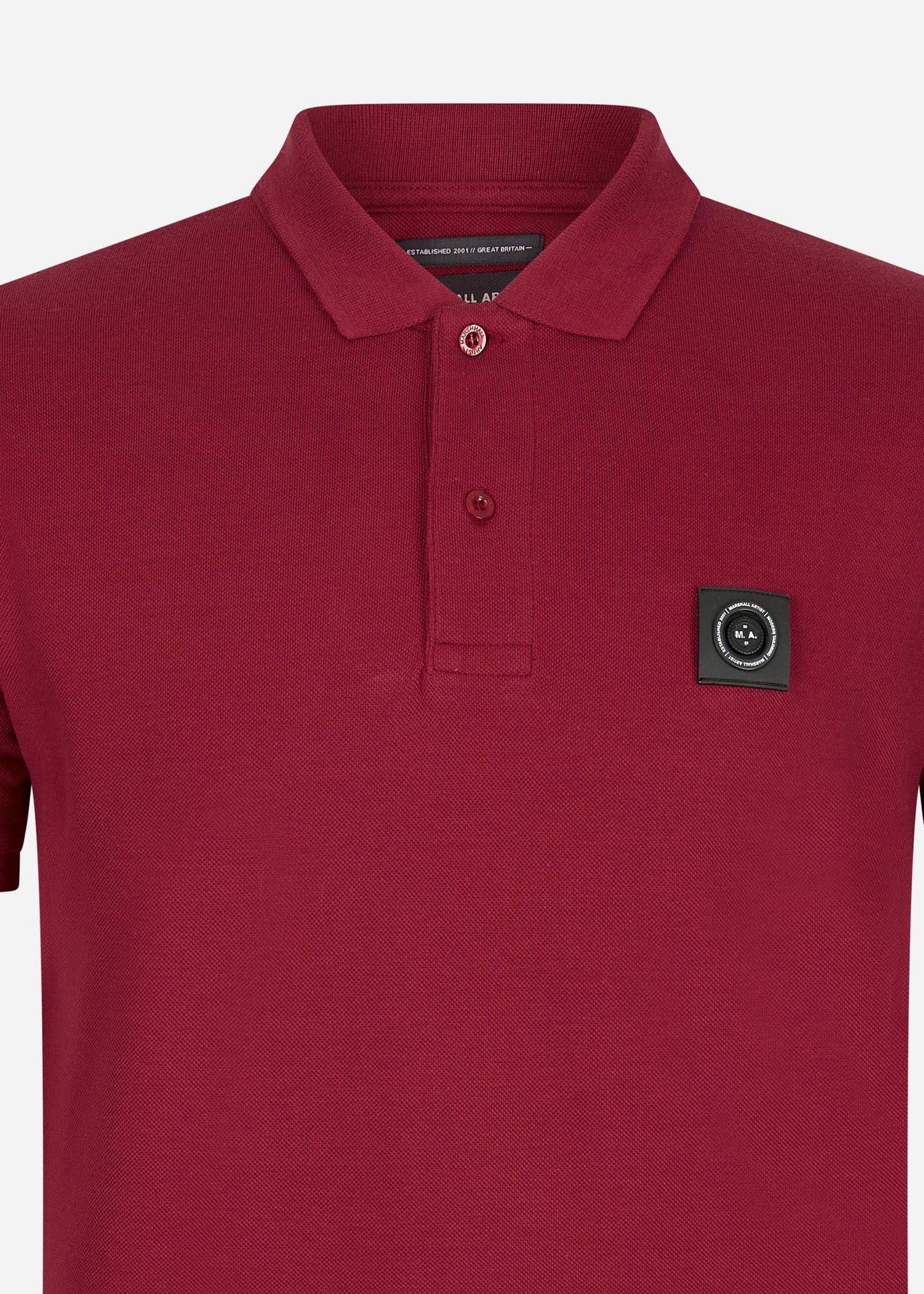 Marshall Artist Polo's  Siren ss polo - guard red 