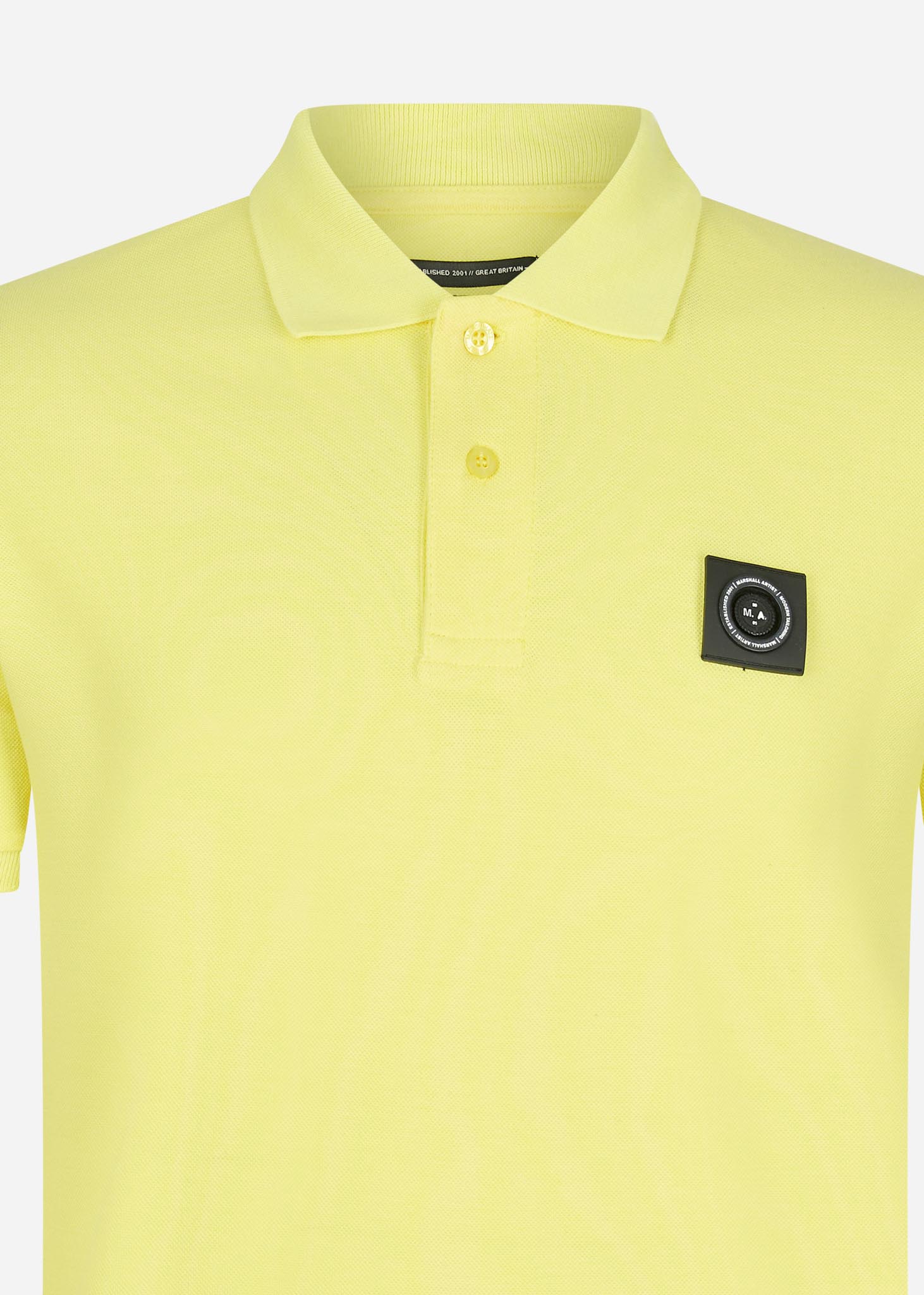 Marshall Artist Polo's  Siren ss polo - yellow 