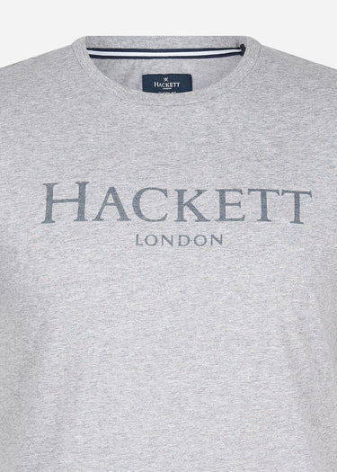 Hackett London T-shirts  Hackett london t-shirt - light grey marl 