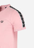 Fred Perry T-shirts  Contrast tape ringer t-shirt - chalky pink black 