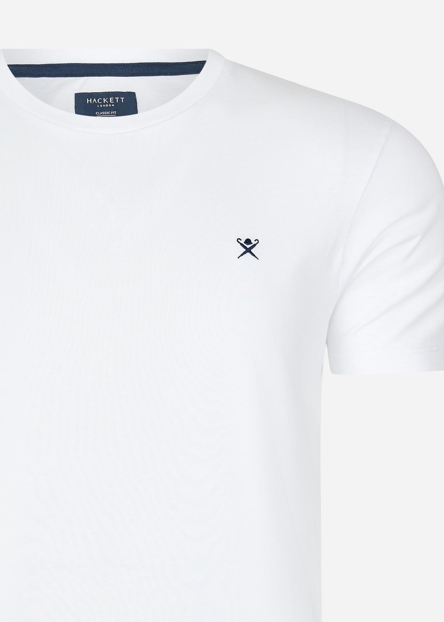Hackett London T-shirts  Embroidered logo t-shirt - white 