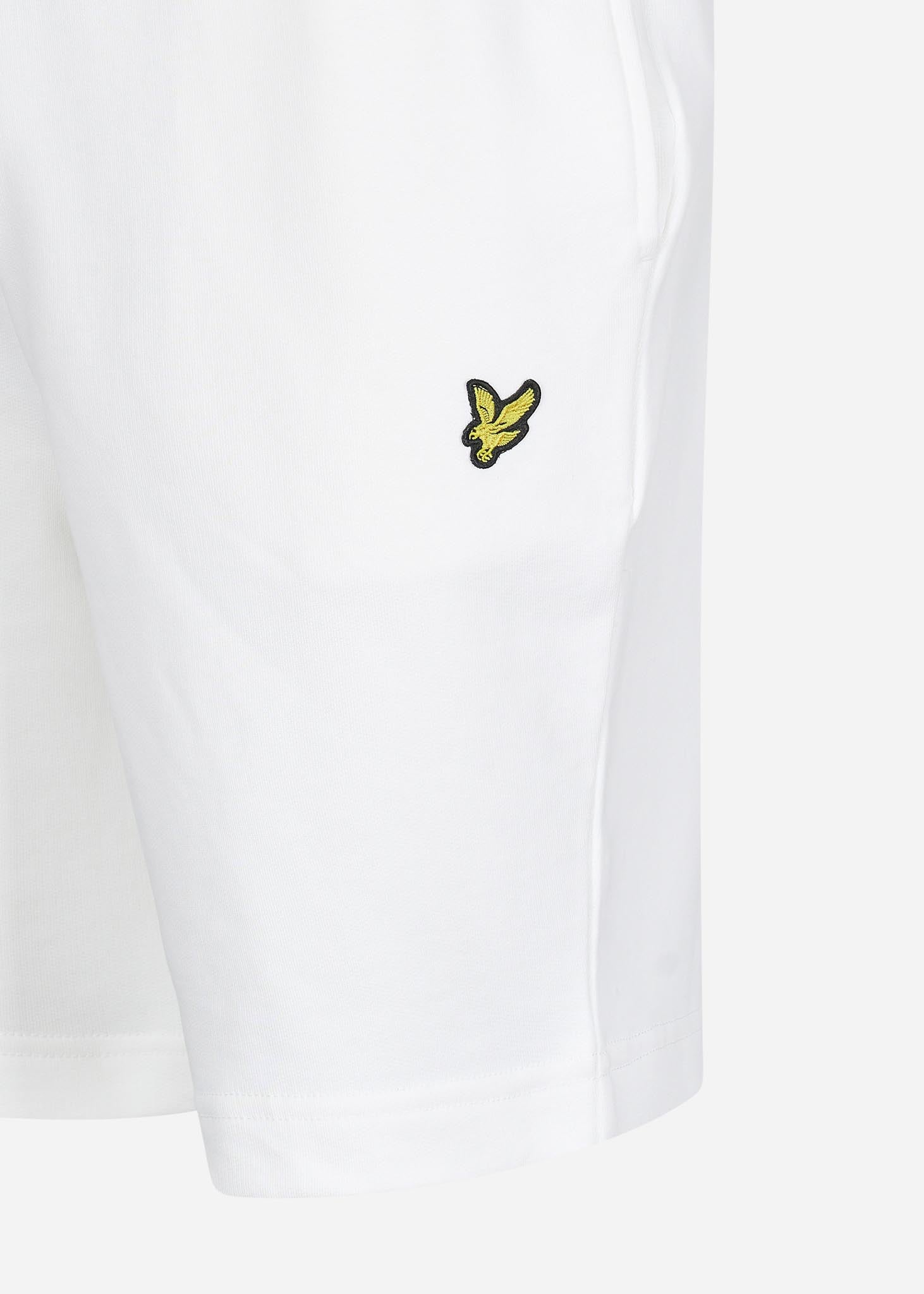 Lyle & Scott Korte Broeken  Sweat short - white 