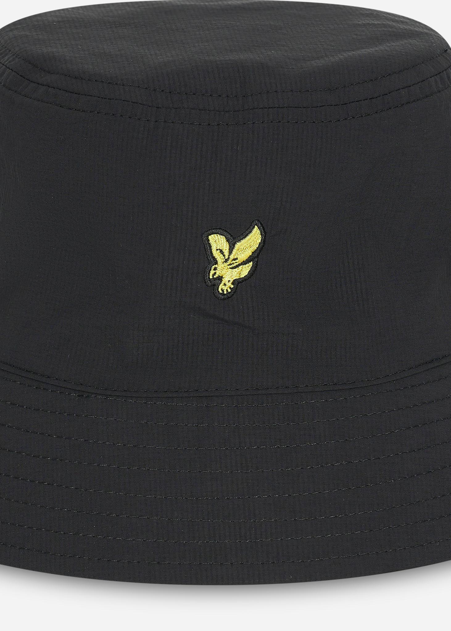 Lyle & Scott Bucket Hats  Ripstop reversible bucket hat - jet black olive 