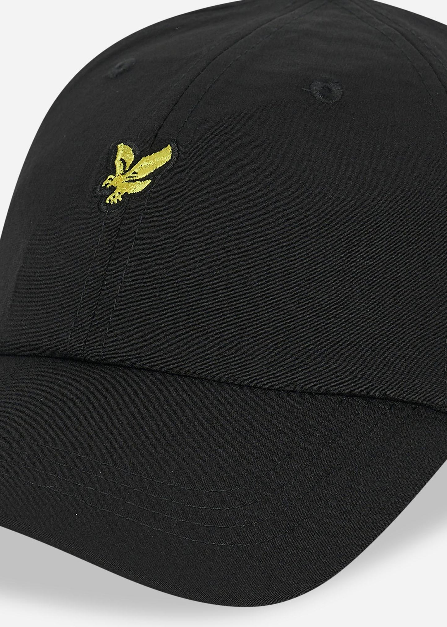 Lyle & Scott Petten  Seersucker baseball cap - jet black 