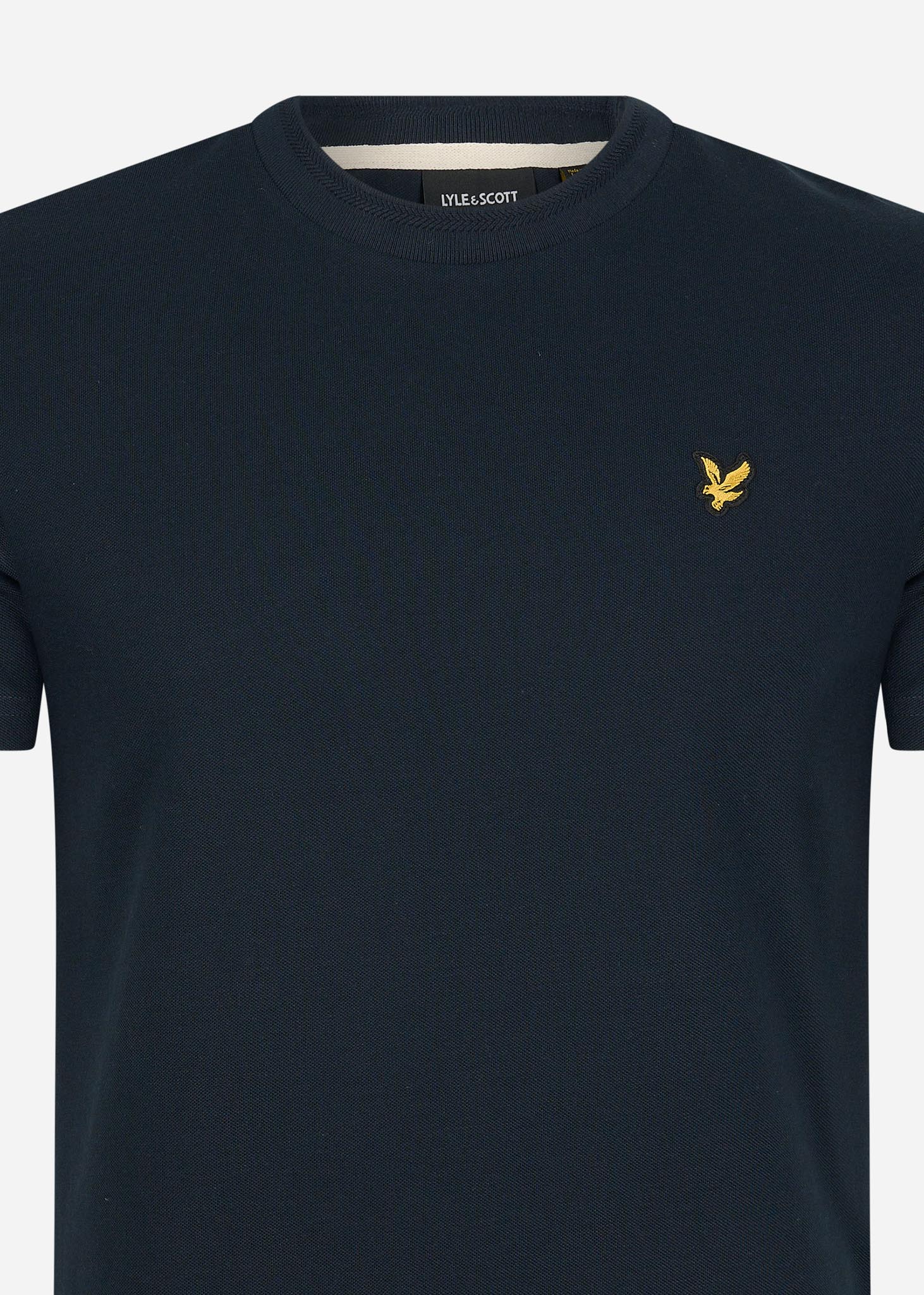 Lyle & Scott T-shirts  Crest tipped t-shirt - dark navy 